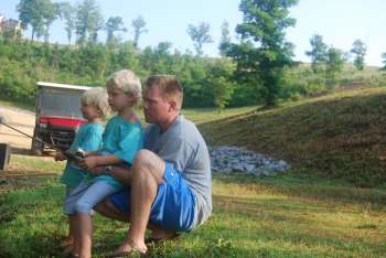 Family Fishing at The Bluffs of Weiss